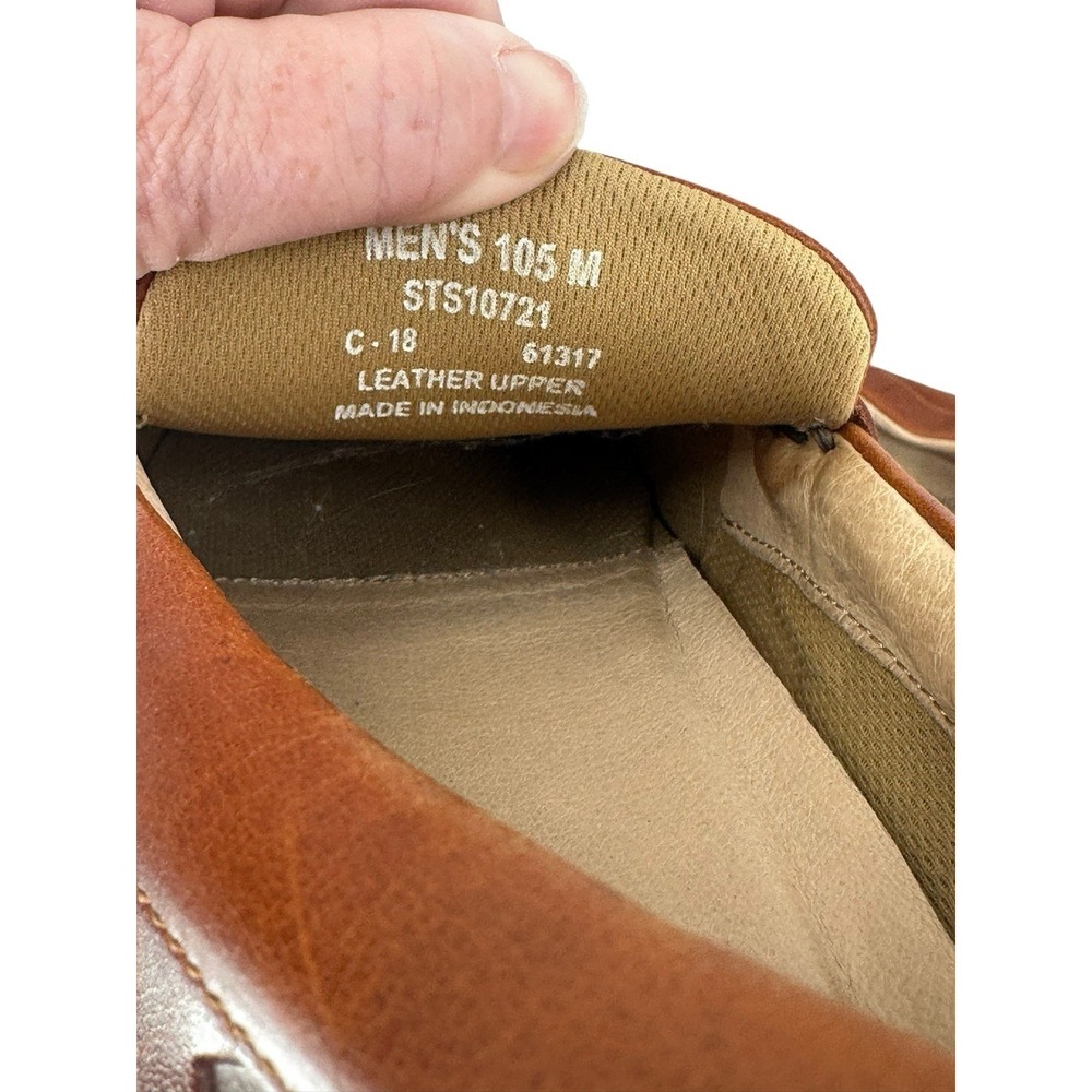 Sperry Driving Shoes Mens Sz.‎ 10.5 Loafers Leather Classic Preppy Minimalist - Picture 5 of 7